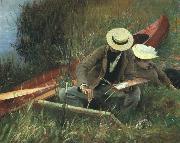 John Singer Sargent Paul Helleu Sketching With his Wife France oil painting reproduction